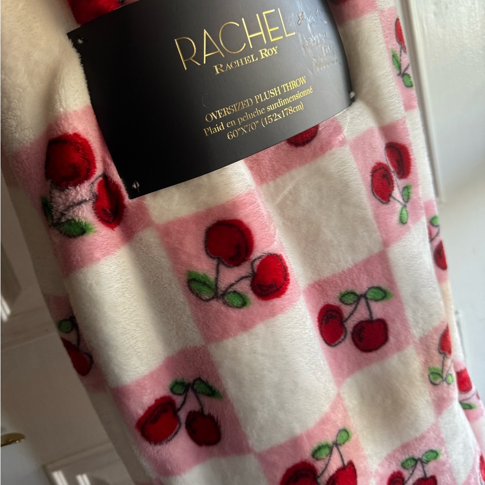 Cherry soft plush blanket